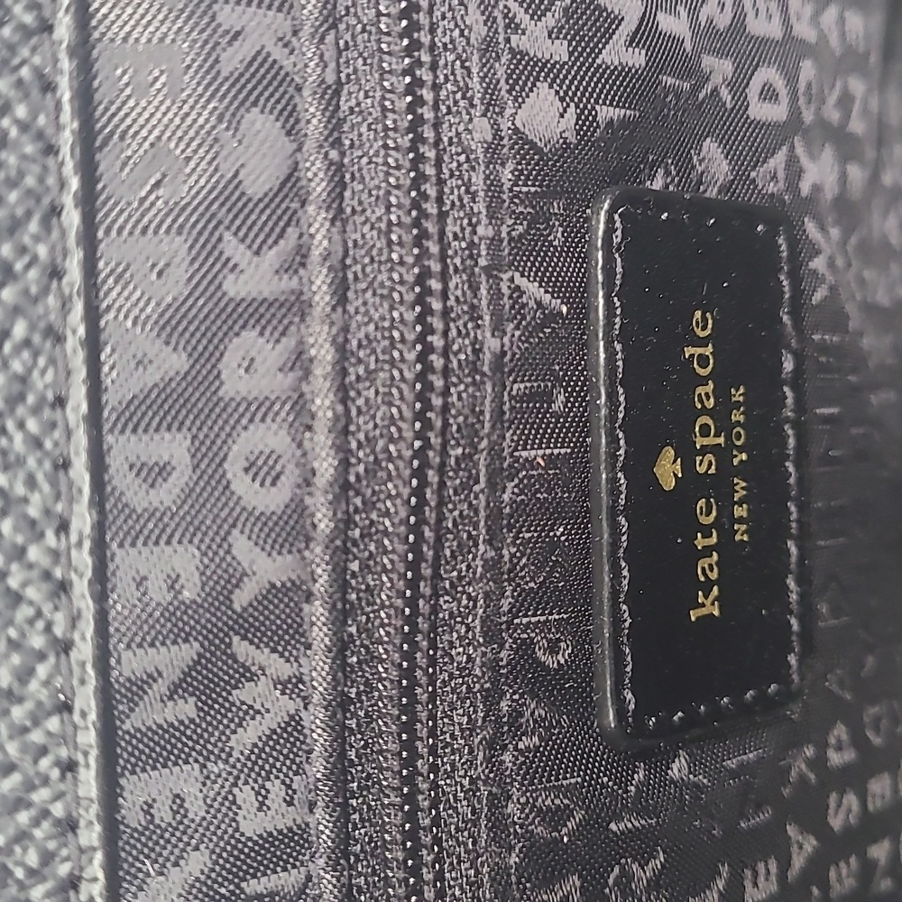Kate Spade Black and White Striped Crossbody Bag - Picture 4 of 12